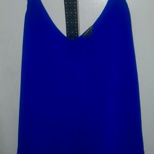 Torrid Size 3 Sheer Blue Camisole